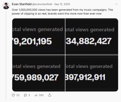 Evan Stanfield - 1B+ views generated