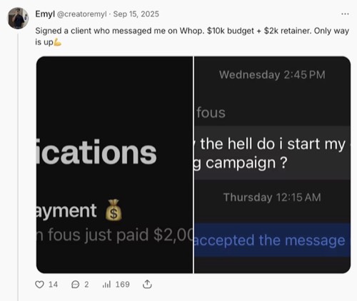 Emyl - $2,000 gross