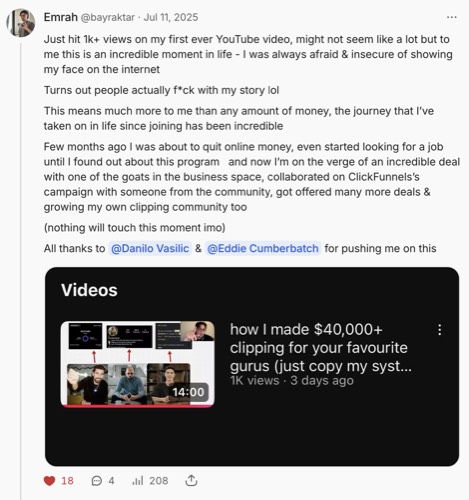 Emrah - 1k+ views first YouTube video
